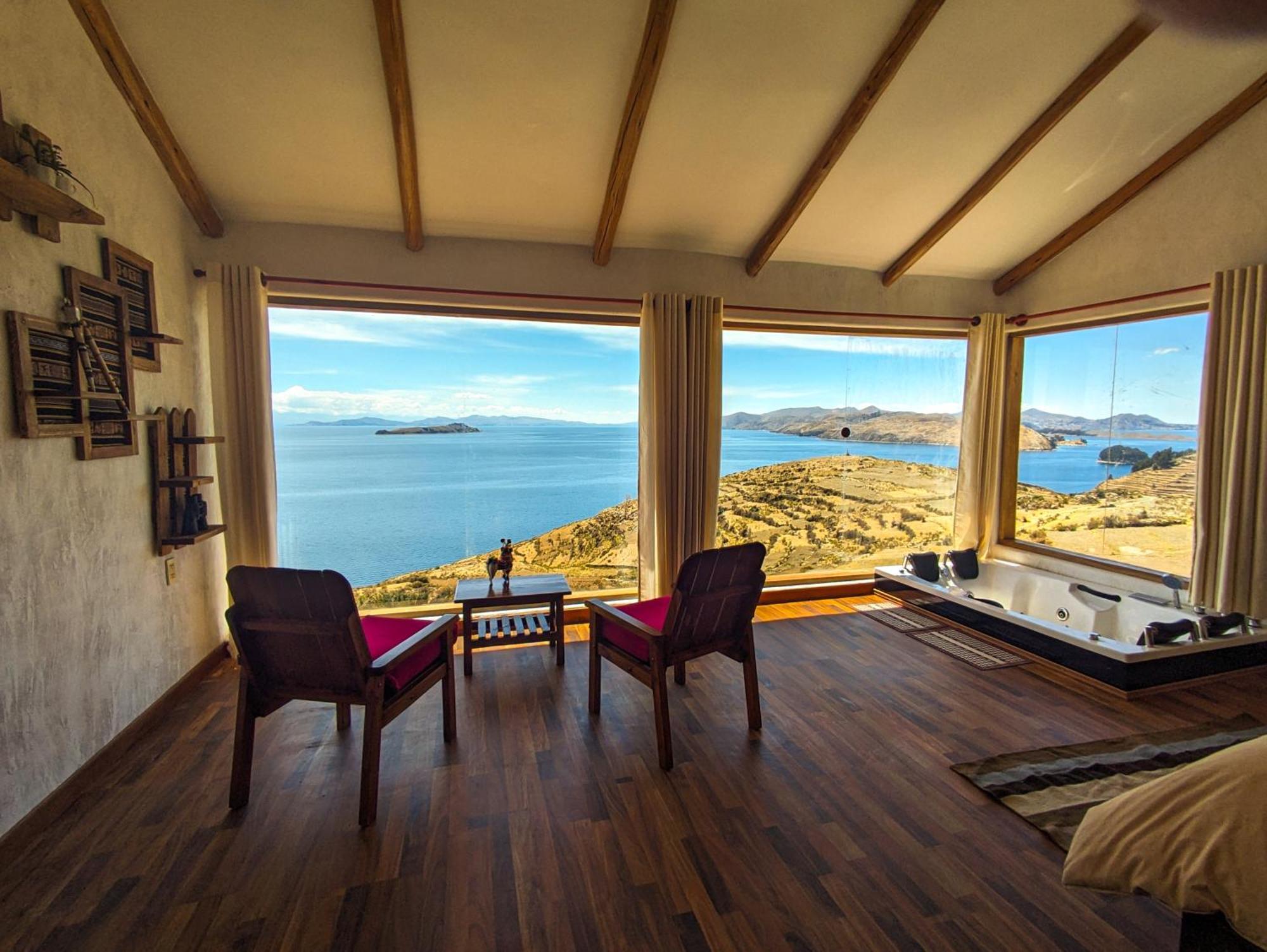 Ecolodge K'Arasirca Comunidad Yumani ภายนอก รูปภาพ