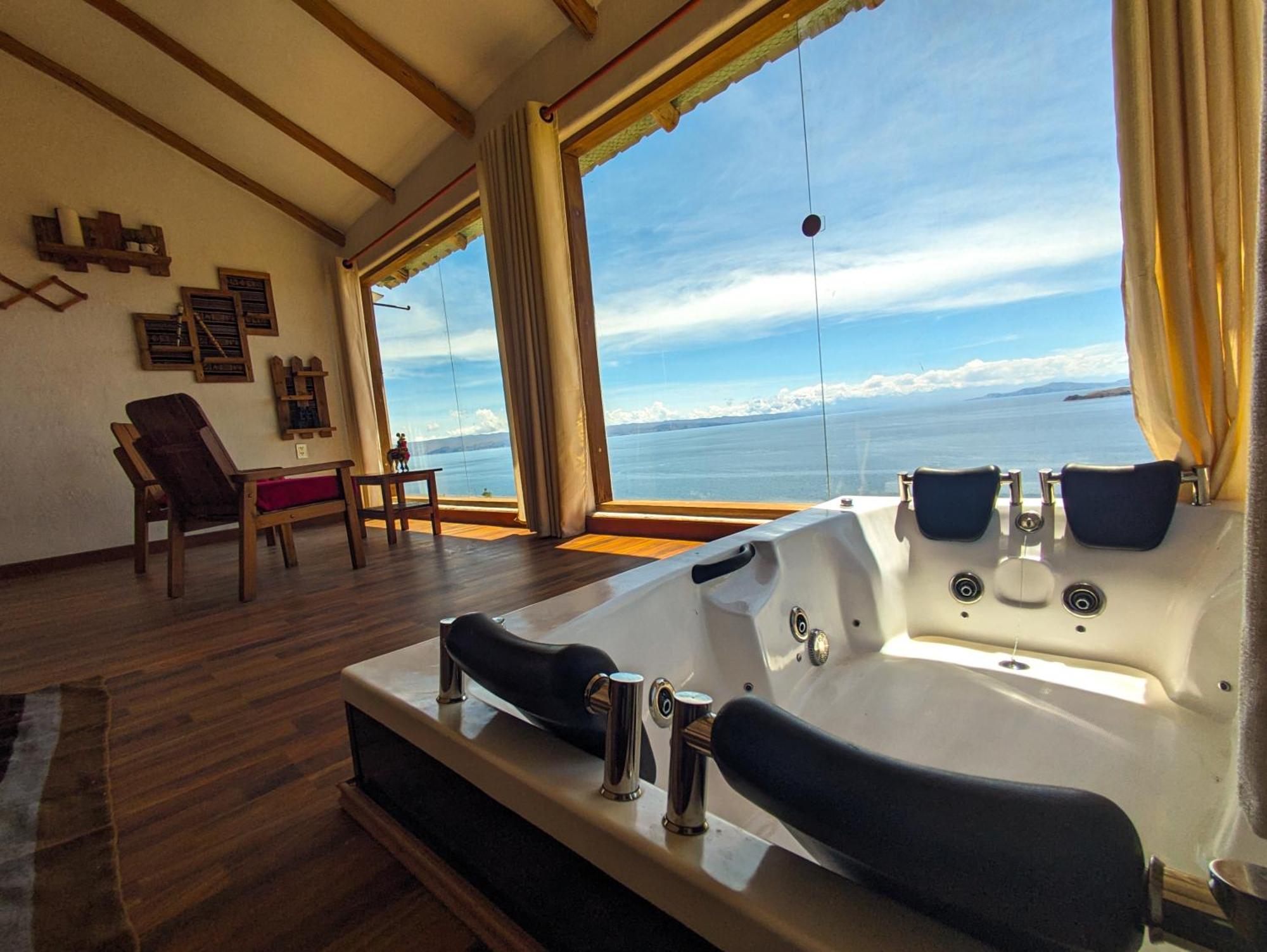 Ecolodge K'Arasirca Comunidad Yumani ภายนอก รูปภาพ