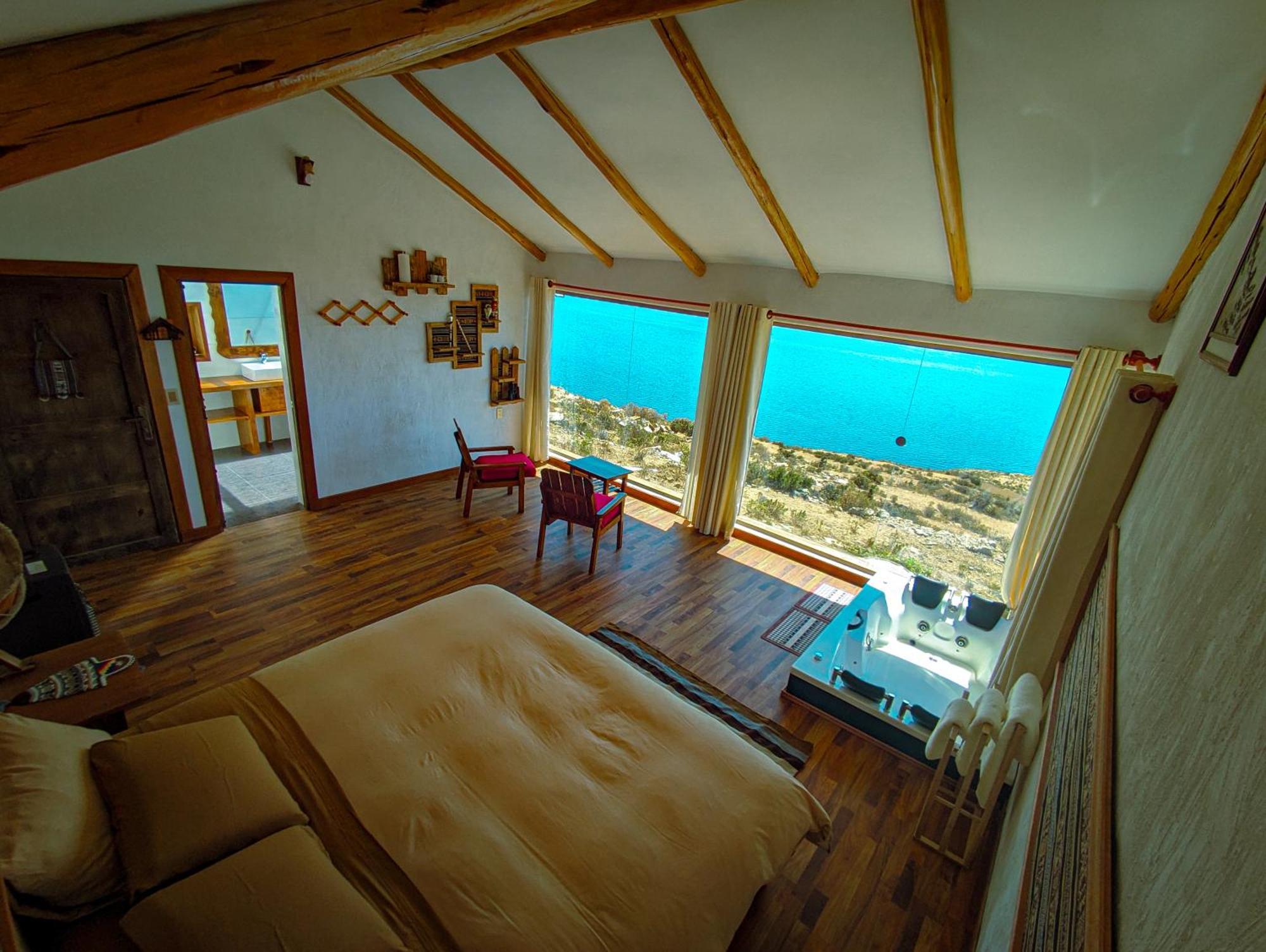 Ecolodge K'Arasirca Comunidad Yumani ภายนอก รูปภาพ