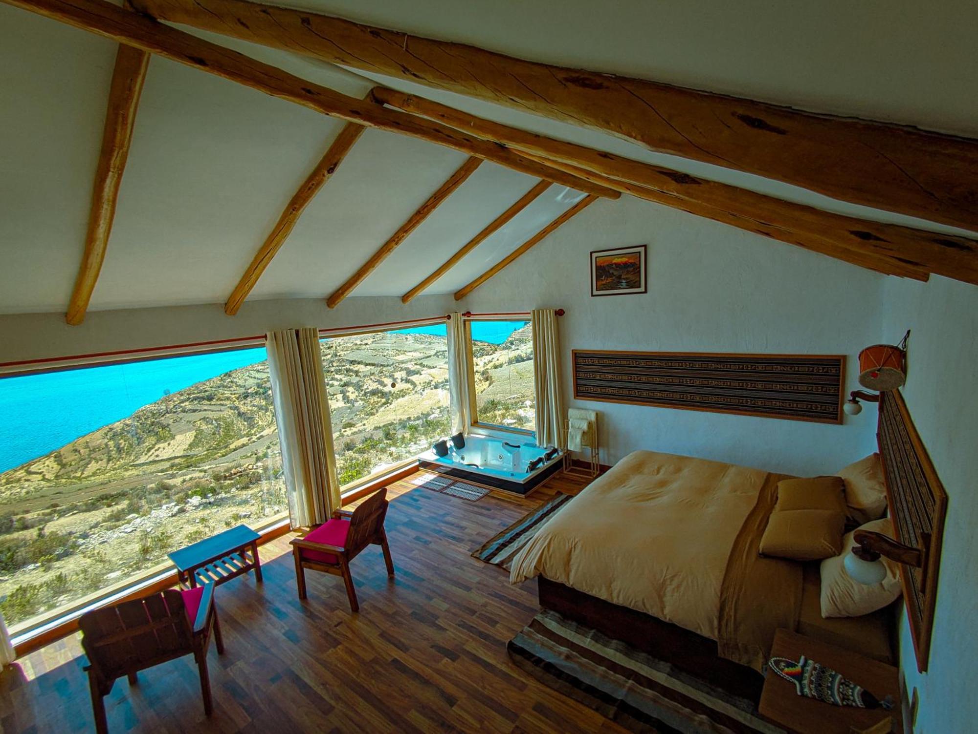 Ecolodge K'Arasirca Comunidad Yumani ภายนอก รูปภาพ